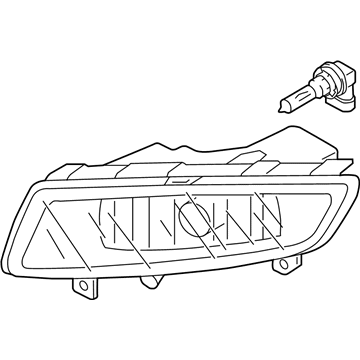 Volkswagen Fog Light - 561-941-699-B