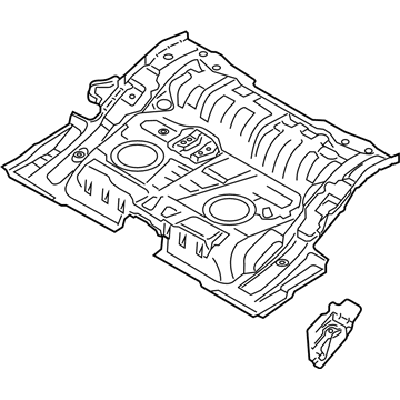 Volkswagen Touareg Floor Pan - 7P0-802-011-A