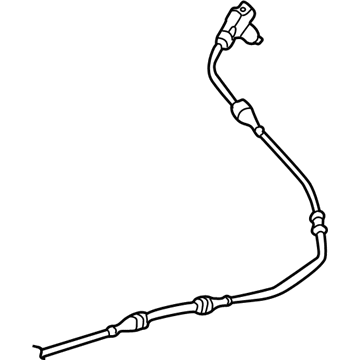 Volkswagen ABS Wheel Speed Sensor - 701-927-807-C
