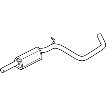 Volkswagen Tiguan Muffler - 5QN-253-209-B