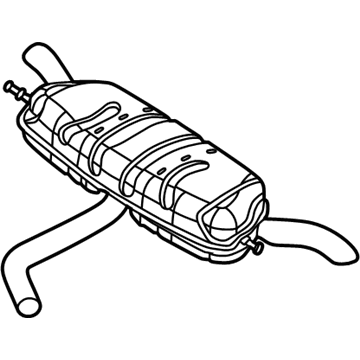 Volkswagen Tiguan Muffler - 5NN-253-609-F