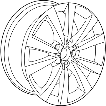 2018 Volkswagen Passat Alloy Wheels - 5C0-601-025-N-AX1