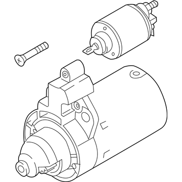Volkswagen Starter - 02M-911-021-GX