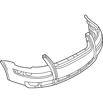 Volkswagen Passat Bumper - 3B0-807-217-N-GRU