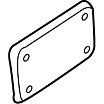 Volkswagen License Plate - 3B0-807-287-B-GRU