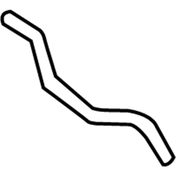 2005 Volkswagen Golf Radiator Hose - 1J0-121-447-BK