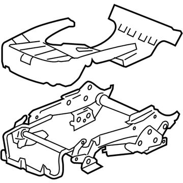 Volkswagen 3D0-881-135-F Cushion Frame