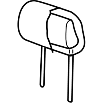 Volkswagen 3D0-881-901-AE-PUN Headrest