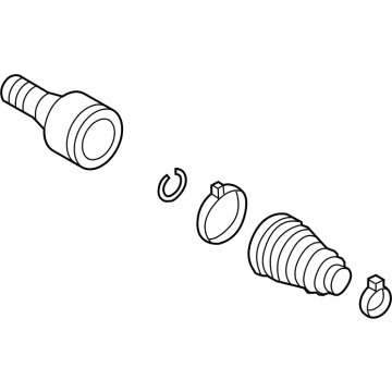 Volkswagen GTI CV Joint - 1K0-498-103-N