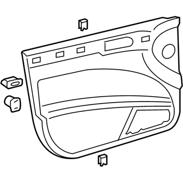 Volkswagen 3D1-867-011-L-MNQ Door Trim Panel