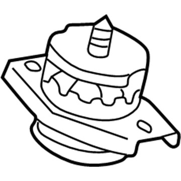 Volkswagen EuroVan Engine Mount - 701-399-201-H