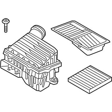 Volkswagen Jetta Air Filter Box - 5QM-129-607-C