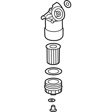 Volkswagen Jetta Oil Filter Housing - 022-115-403-R