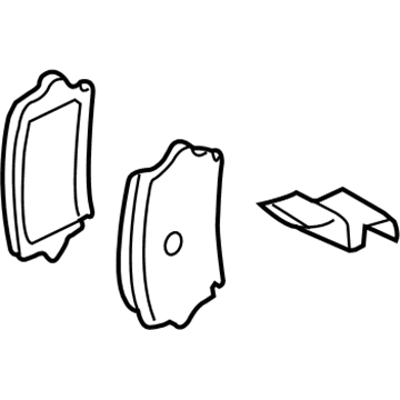 Volkswagen Jetta Brake Pad Set - 5K0-698-451-D