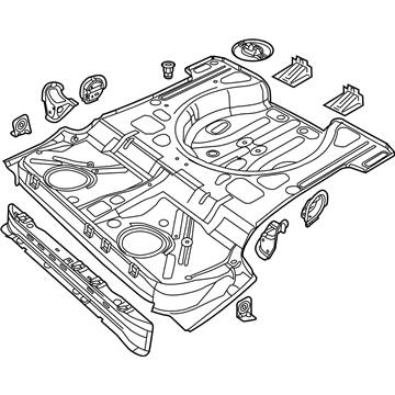 Volkswagen Beetle Floor Pan - 5C3-813-111