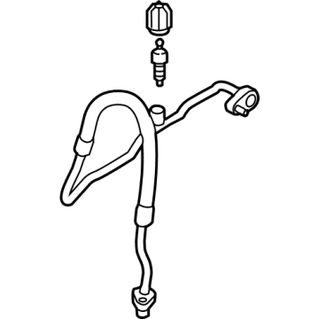 Volkswagen GTI A/C Hose - 5WA-816-743-B