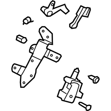 Volkswagen Beetle Door Lock Actuator - 1C0-827-425-J