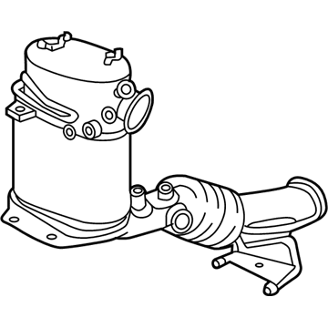 2015 Volkswagen Jetta Catalytic Converter - 1K0-254-708-GX