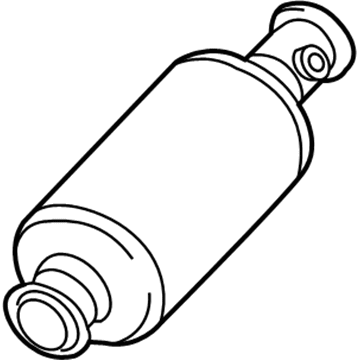 2015 Volkswagen Jetta Catalytic Converter - 1K0-254-402-AX