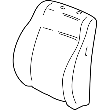 Volkswagen 1E0-881-775-C Seat Back Pad