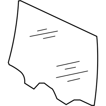 Volkswagen 7P6-845-025-C Door Glass