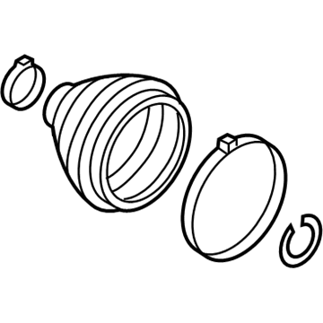 Volkswagen Touareg CV Joint Boot - 4H0-498-203