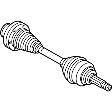 Volkswagen Touareg Axle Shaft - 7P0-407-271-CX