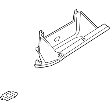 Volkswagen 3C1-857-101-L-1QB Glove Box