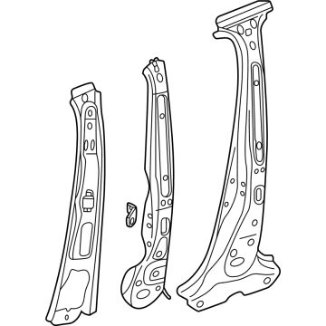 Volkswagen 5H4-809-220-F Center Pillar