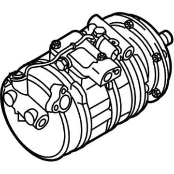 Volkswagen Touareg A/C Compressor - 7H0-820-805-J