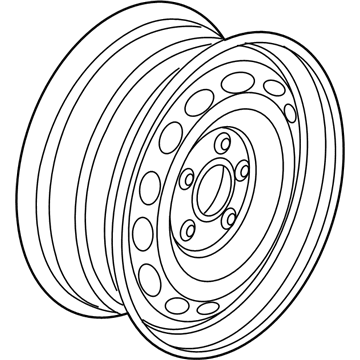 Volkswagen 5QF-601-011-C Wheel, Spare