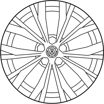 Volkswagen Tiguan Alloy Wheels - 5NN-601-025-8Z8