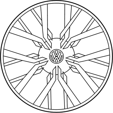 Volkswagen Tiguan Alloy Wheels - 5NN-601-025-K-NQ9