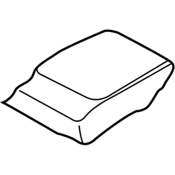 2004 Volkswagen Jetta Seat Cushion Pad - 1J0-885-376-N