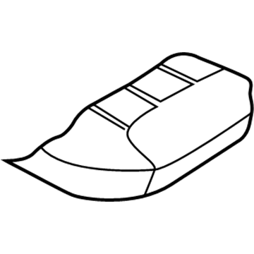 Volkswagen Golf Seat Cushion Pad - 1J0-885-375-AB