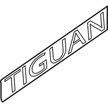 Volkswagen 5NA-853-687-2ZZ Nameplate