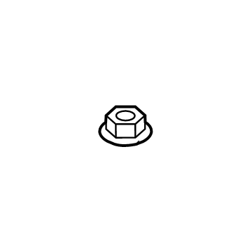 Volkswagen WHT-009-442 Lower Ball Joint Lock Nut