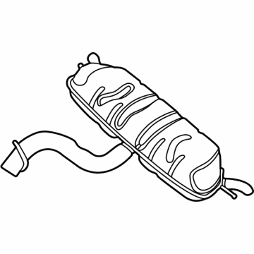 Volkswagen Taos Muffler - 2GJ-253-609-B