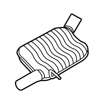 Volkswagen Taos Muffler - 5QM-253-209-BE
