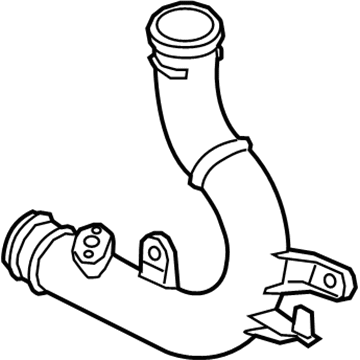 Volkswagen GTI Intercooler Hose - 6C0-145-770-A