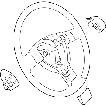 Volkswagen Rabbit Steering Wheel - 1K0-419-091-CA-YTH