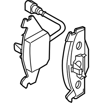 Volkswagen Jetta Brake Pad Set - 1S0-698-151-B