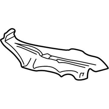 1993 Volkswagen Jetta Exhaust Heat Shield - 1HM-803-311-A