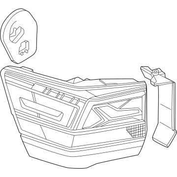 Volkswagen Atlas Cross Sport Back Up Light - 3CM-945-207-D
