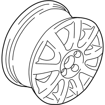 2022 Volkswagen Jetta Alloy Wheels - 5GM-601-025-T-Z49