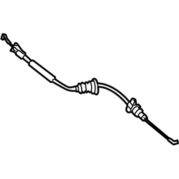 Volkswagen Tiguan Door Latch Cable - 5N0-839-085-E