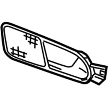 Volkswagen Tiguan Interior Door Handle - 5N0-839-113-AD-UAQ