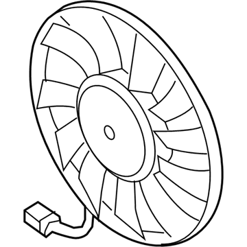 Volkswagen Jetta Cooling Fan Assembly - 1KM-959-455-D