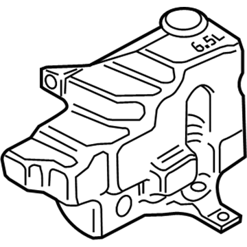 Volkswagen Jetta Washer Reservoir - 1J0-955-453-K
