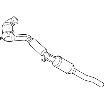 Volkswagen Jetta Catalytic Converter - 5C0-254-501-F
